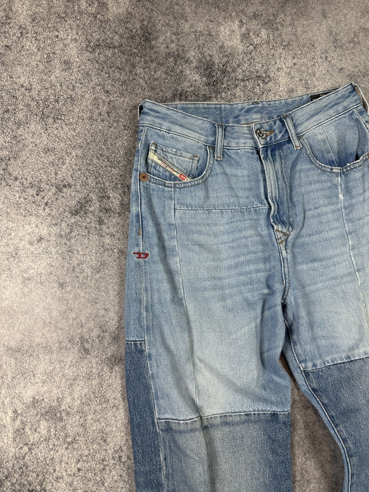 Diesel Y2K Casual Jeans Diesel D-Reggy Pants Avant Garde Opium Rare Size 25" / US 0 / IT 36 - 3 Thumbnail