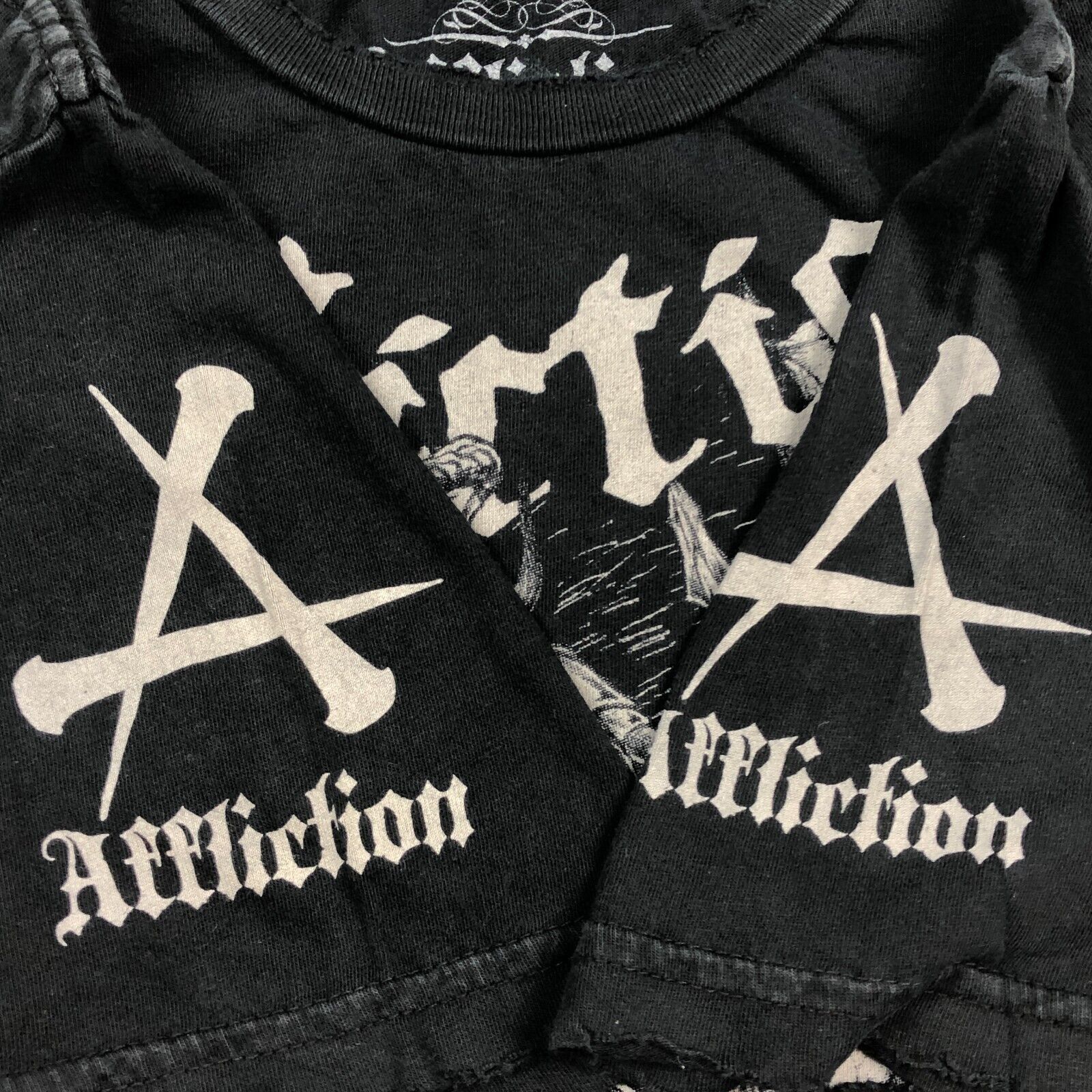 Affliction × Ufc × Vintage Affliction Rampage Quinton Jackson UFC Tee T ...