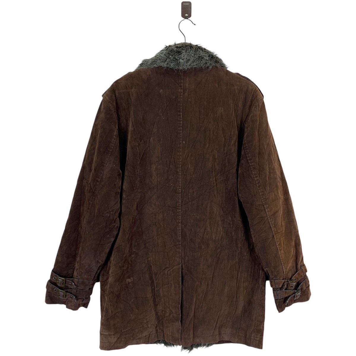 If Six Was Nine × In The Attic ⚡️⚡️ VINTAGE IN THE ATTICS FUR MINK DENIM JACKET Size US L / EU 52-54 / 3 - 5 Thumbnail