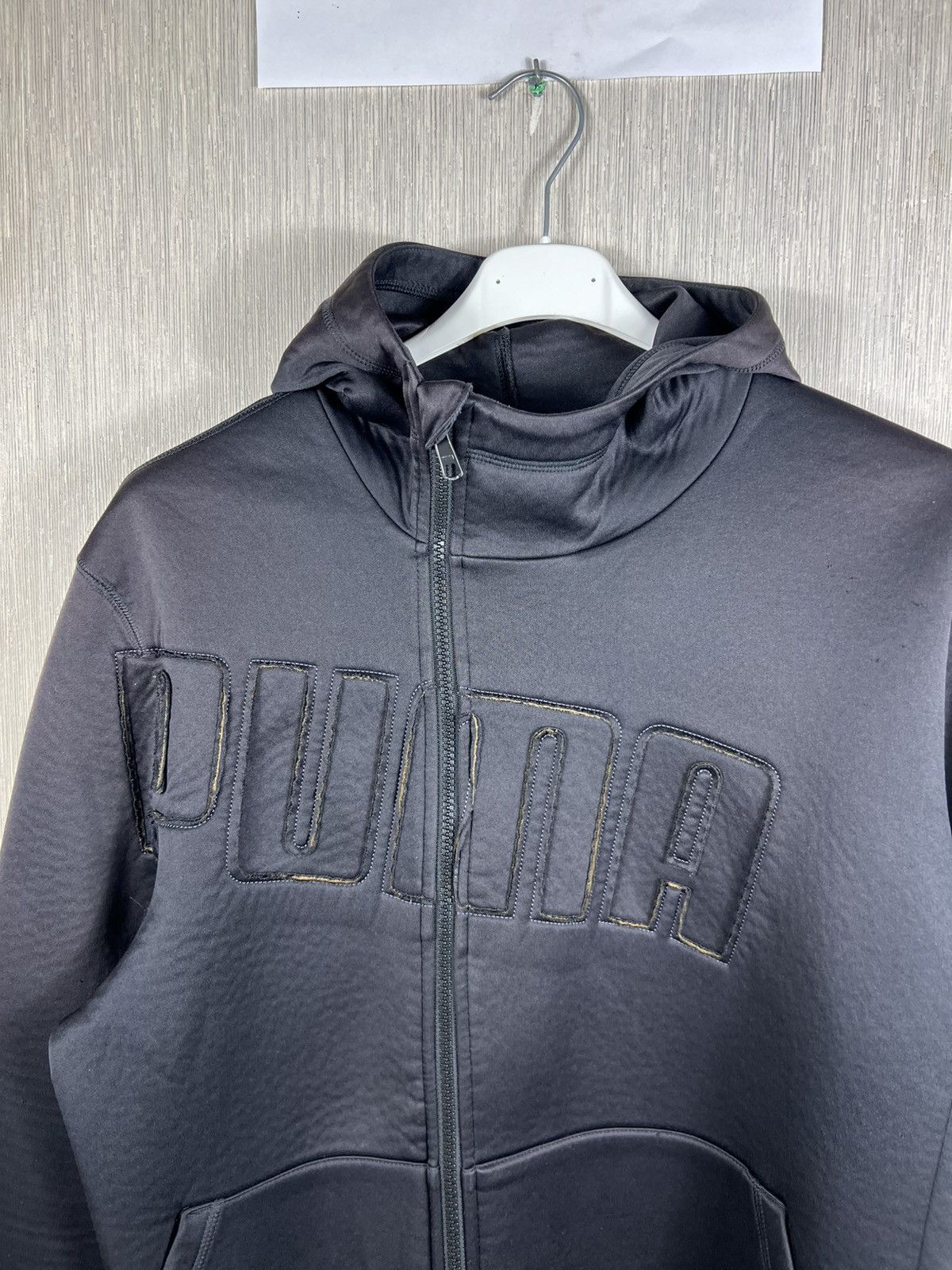 Puma Vintage Puma y2k asymmetric zip sponge hoodie ninja mask Size US XL / EU 56 / 4 - 5 Thumbnail