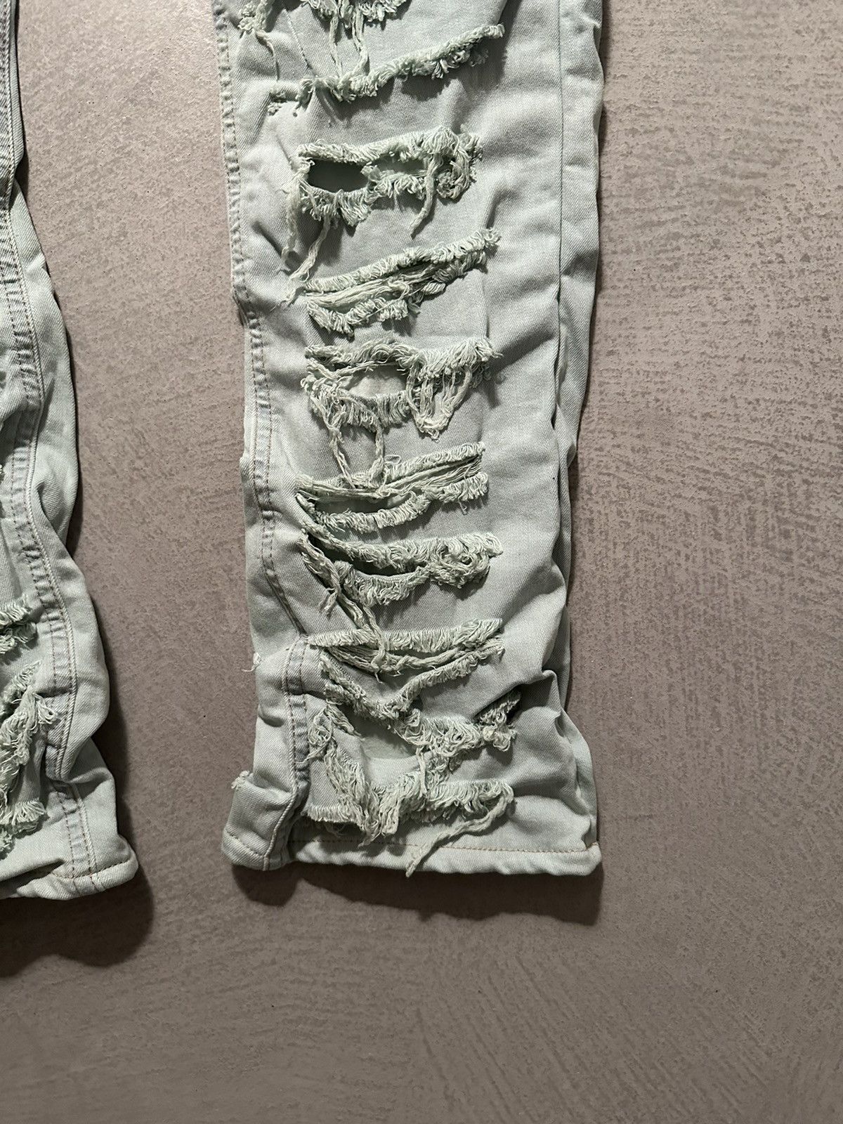 Rick Owens Rick Owens Shredded Double Layer Detroit Pants Size US 30 / EU 46 - 4 Thumbnail