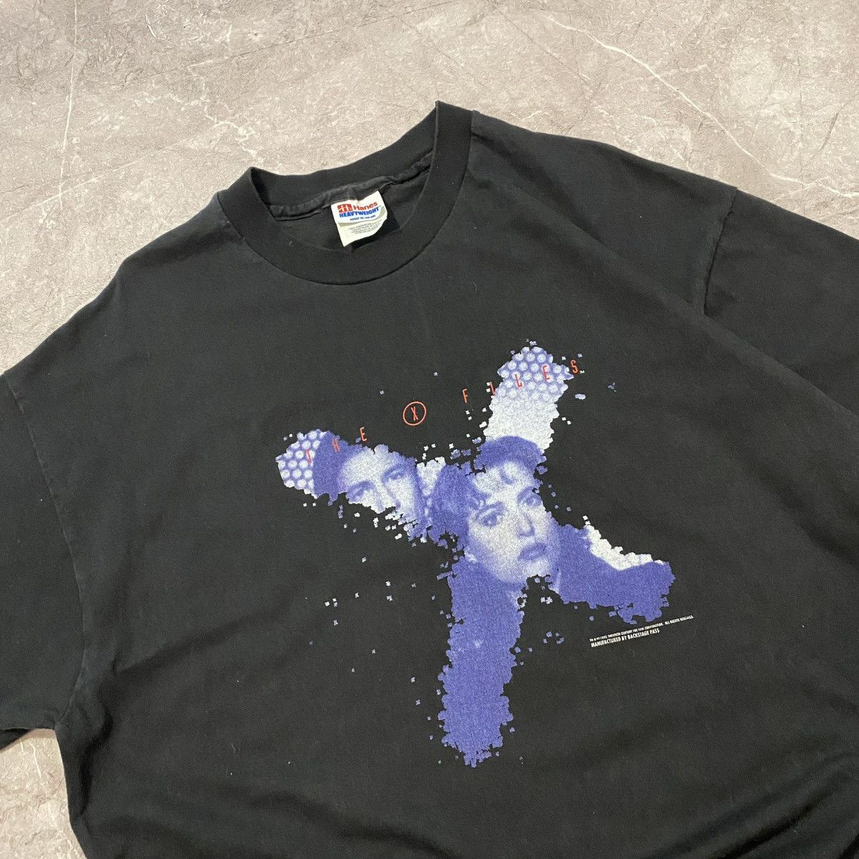 Band Tees VINTAGE X FILES BIG LOGO TEE SINGLE 1995 Size US XL / EU 56 / 4 - 3 Thumbnail
