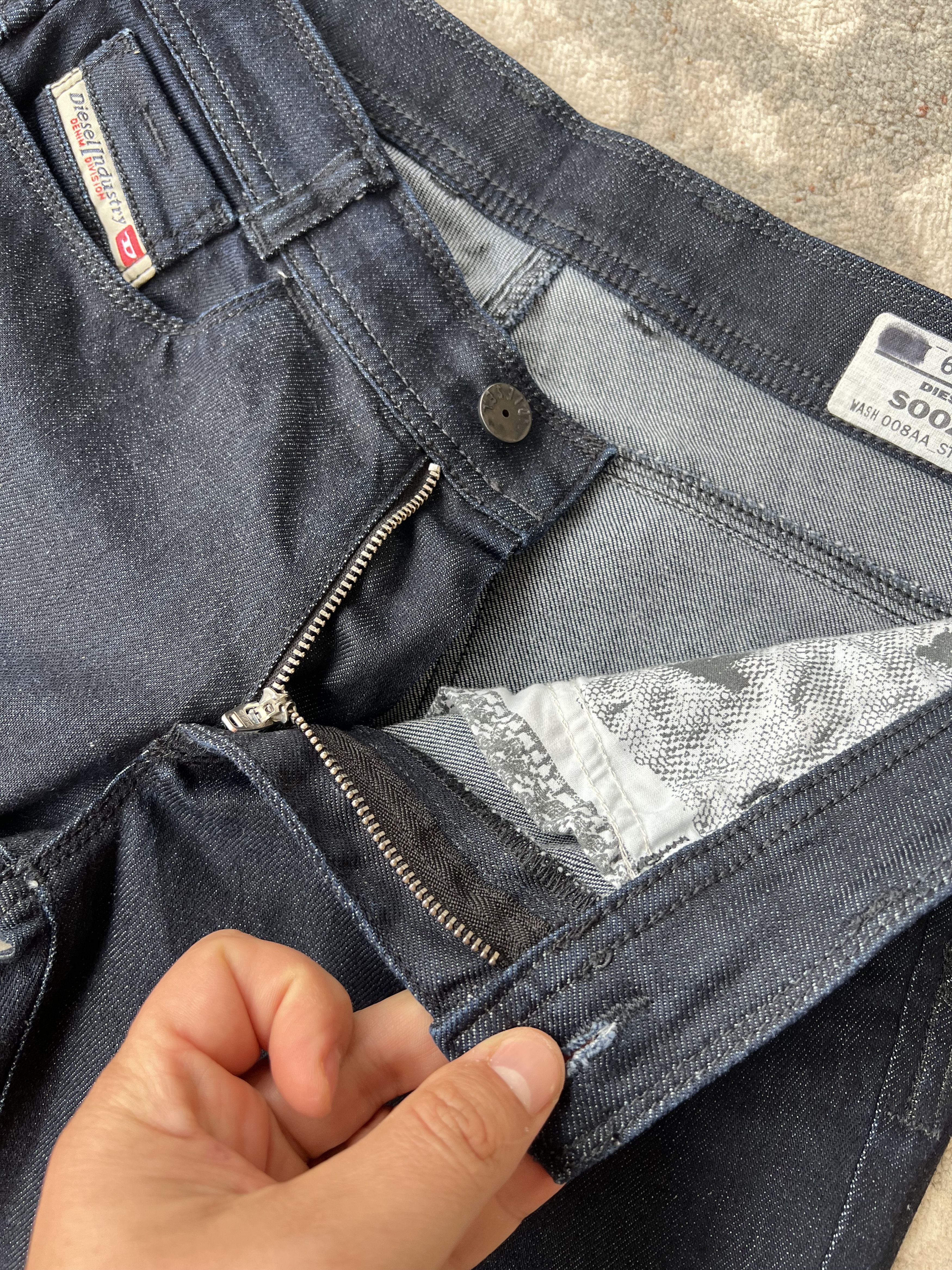 Diesel Diesel Soozy Jeans Size 29" - 5 Thumbnail