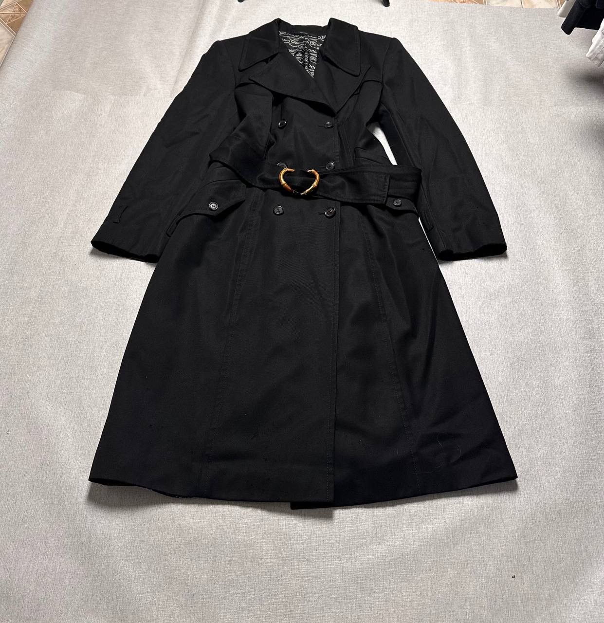 Gucci Archive Gucci Trench Coat with bamboo belt Size L / US 10 / IT 46 - 9 Thumbnail