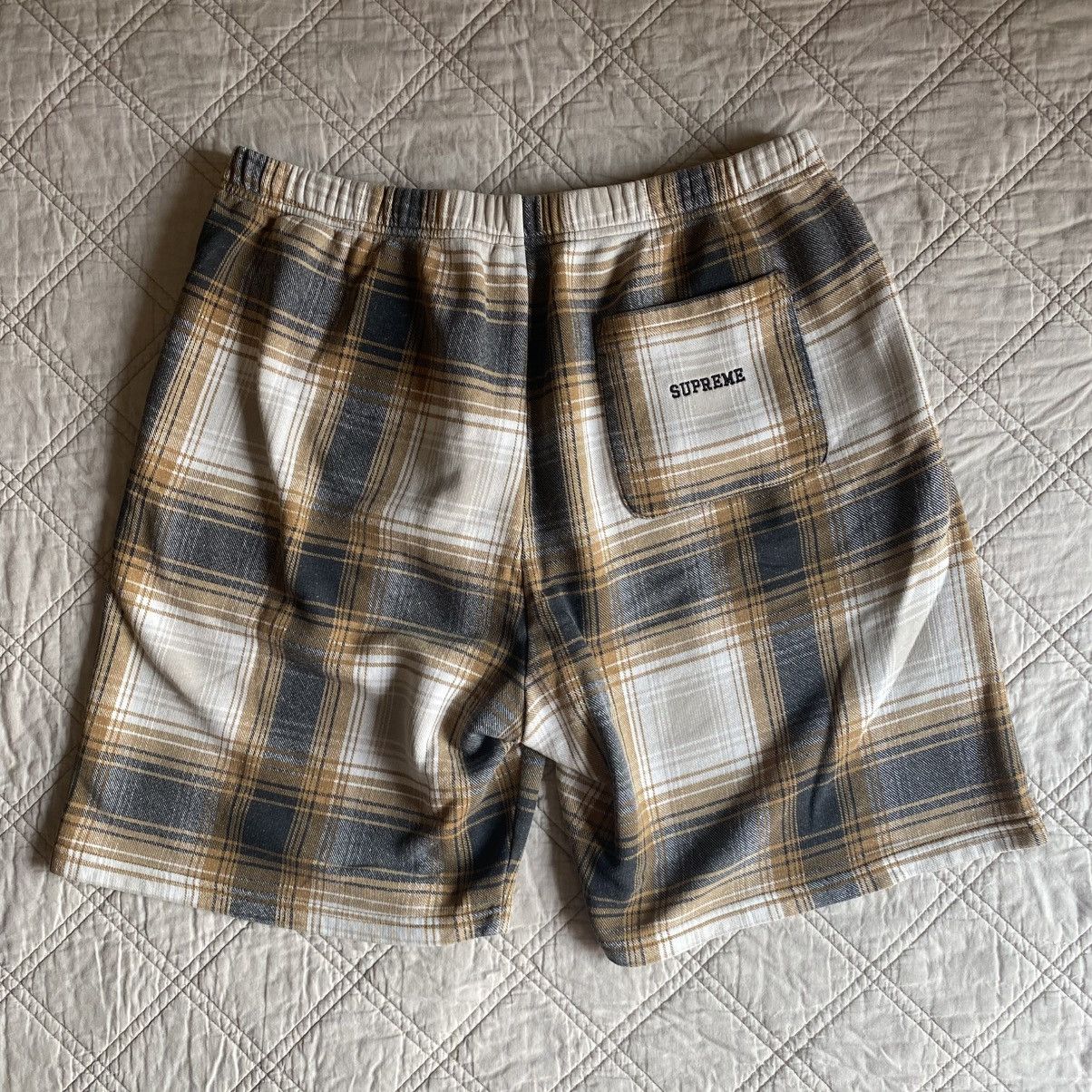 Nike × Supreme Supreme x Nike Plaid Sweatshort Size US 32 / EU 48 - 4 Thumbnail