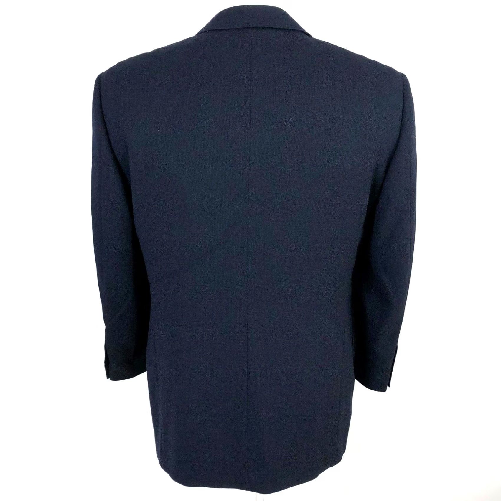 Ermenegildo Zegna Ermenegildo Zegna Cloth 48 EUR Wool Blazer Sport Coat Jacket Textured Blue Men Regular Wool Blazer Solid Blue 48 Mens Blazer Size 48R - 5 Thumbnail