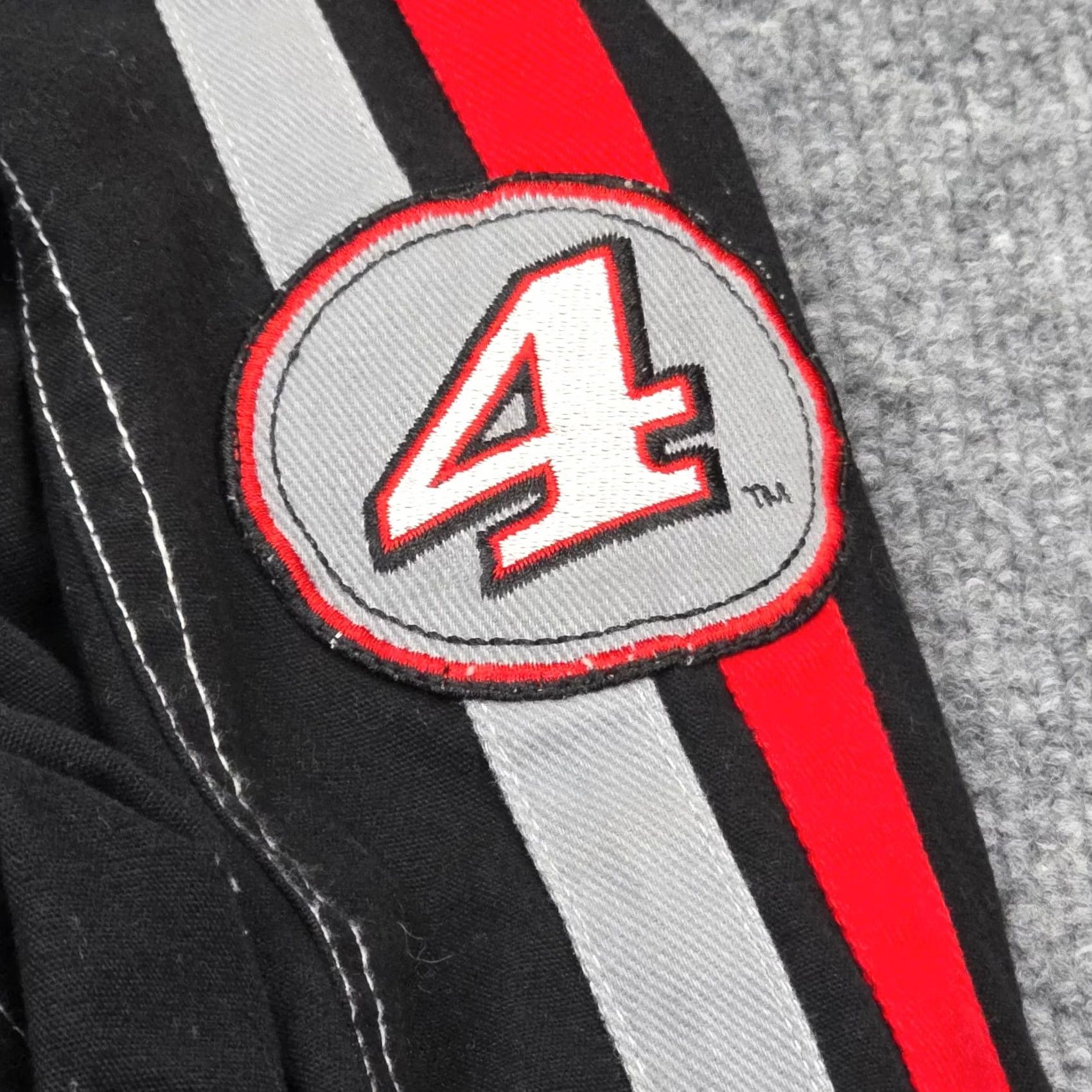 Chase Authentics VINTAGE Kevin Harvick Chase Authentics NASCAR Jacket Size L Black Racer Striped Embroidered Men Regular Band Collar Jacket Size US L / EU 52-54 / 3 - 5 Thumbnail