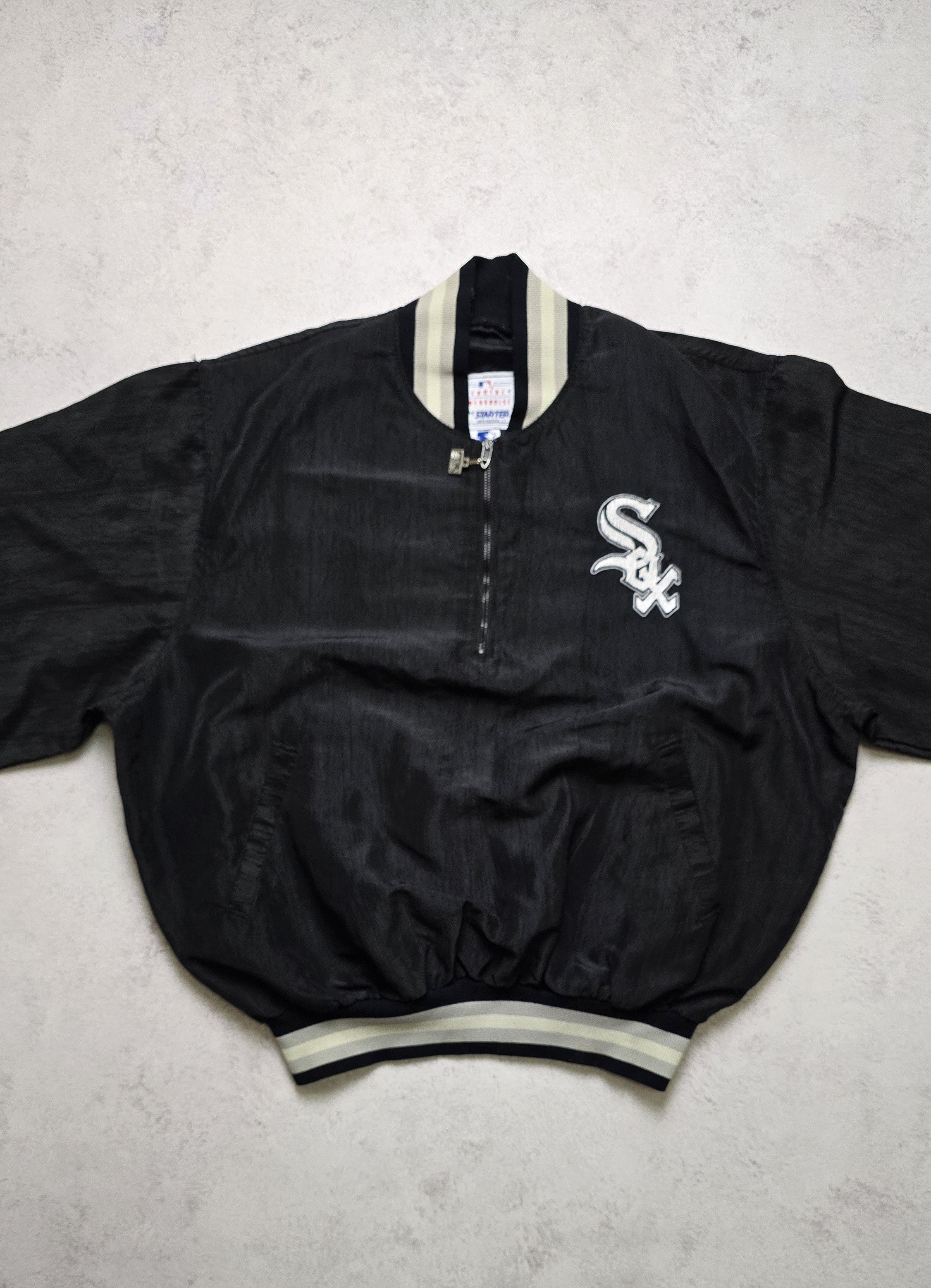Starter VTG Starter Chicago White Sox Jacket MLB Pullover Half Zip Size US L / EU 52-54 / 3 - 6 Thumbnail