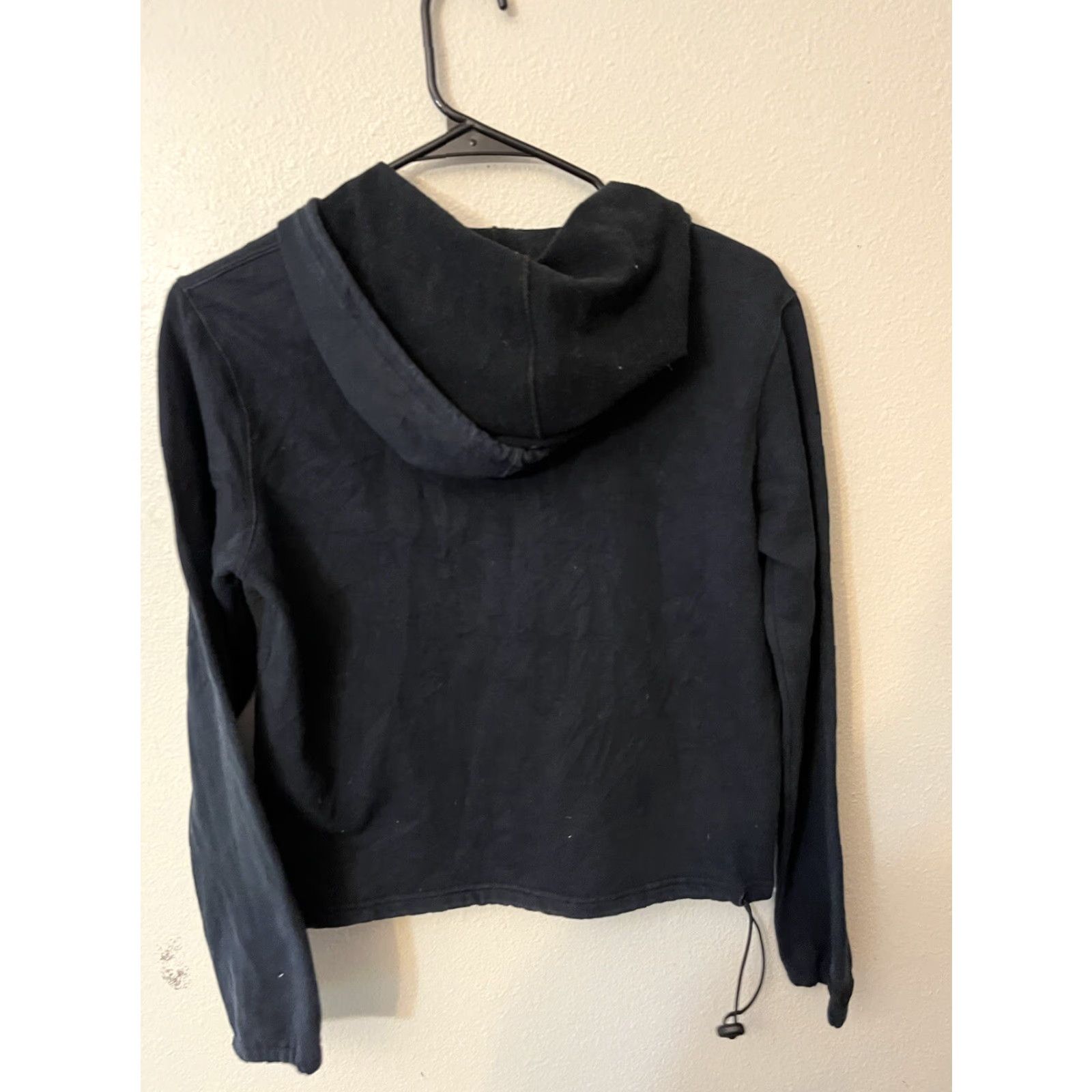 Polo Ralph Lauren Ralph Lauren Hoodie Jacket Women Small Distressed Full Zip Hooded Black Shirt/Coat? Size S / US 4 / IT 40 - 2 Thumbnail