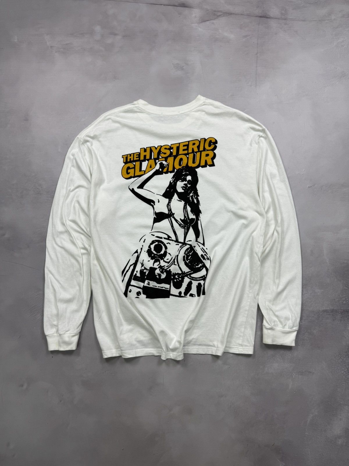 HYSTERIC GLAMOUR グラフィックTシャツ L ホワイト Hysteric Glamour