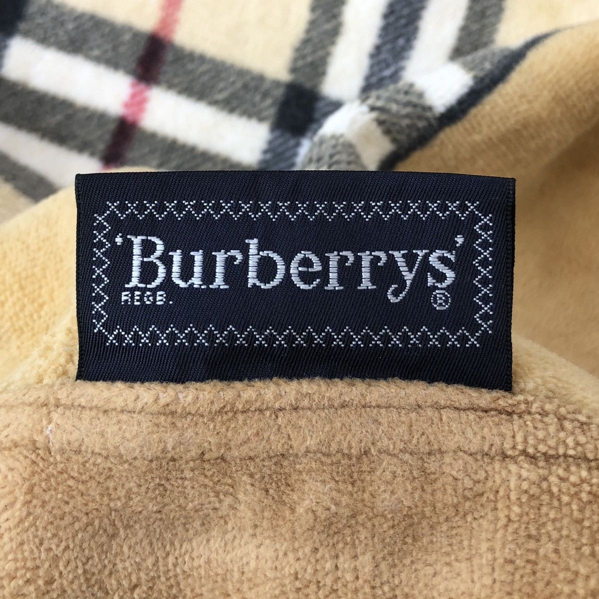 Burberry Vintage Burberrys Nova Check Blanket Sheet 100% Cotton Size ONE SIZE - 10 Thumbnail