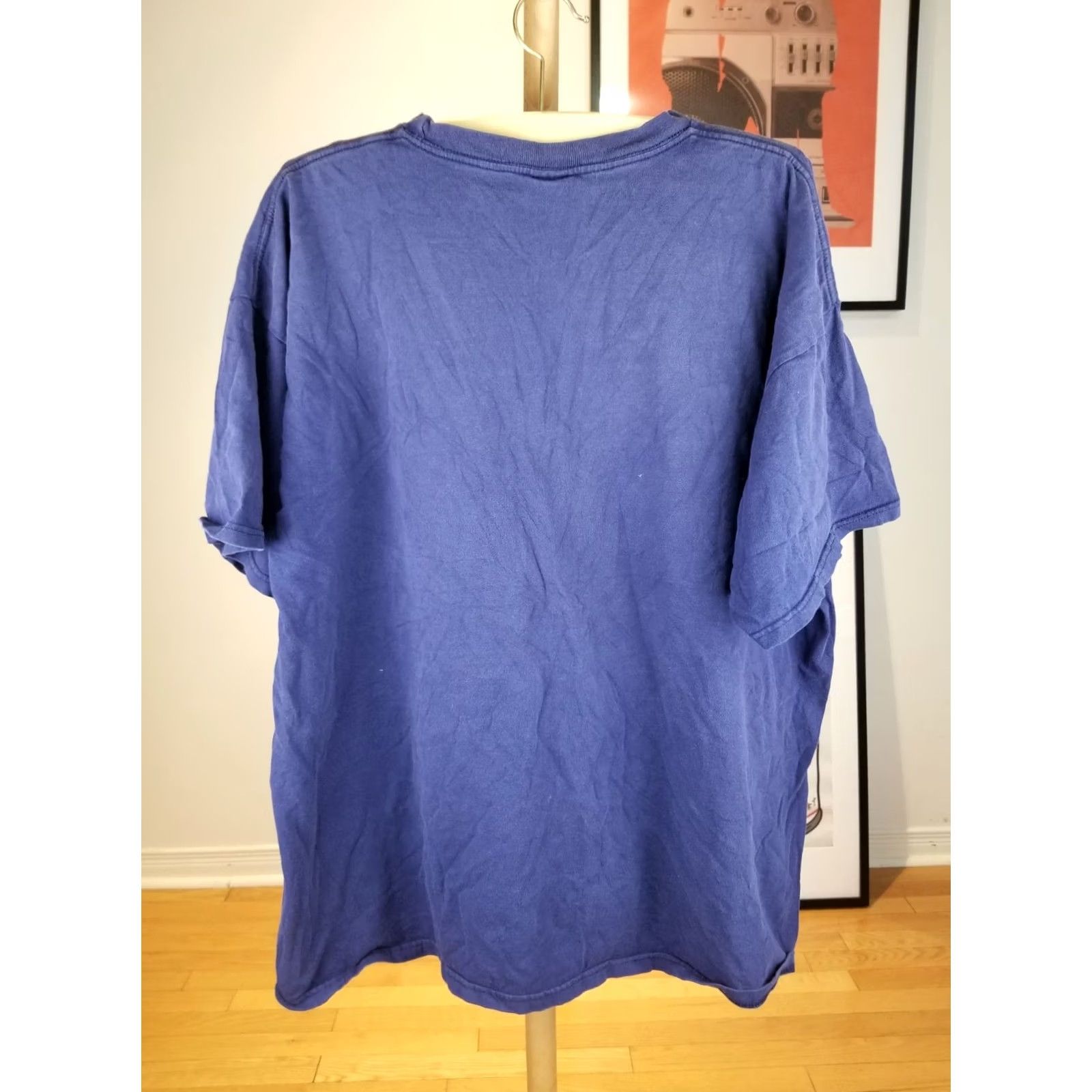 Nike VINTAGE 90' Nike Air Navy Heavy Cotton Boxy T-Shirt XXLARGE Mens Size US XXL / EU 58 / 5 - 6 Thumbnail
