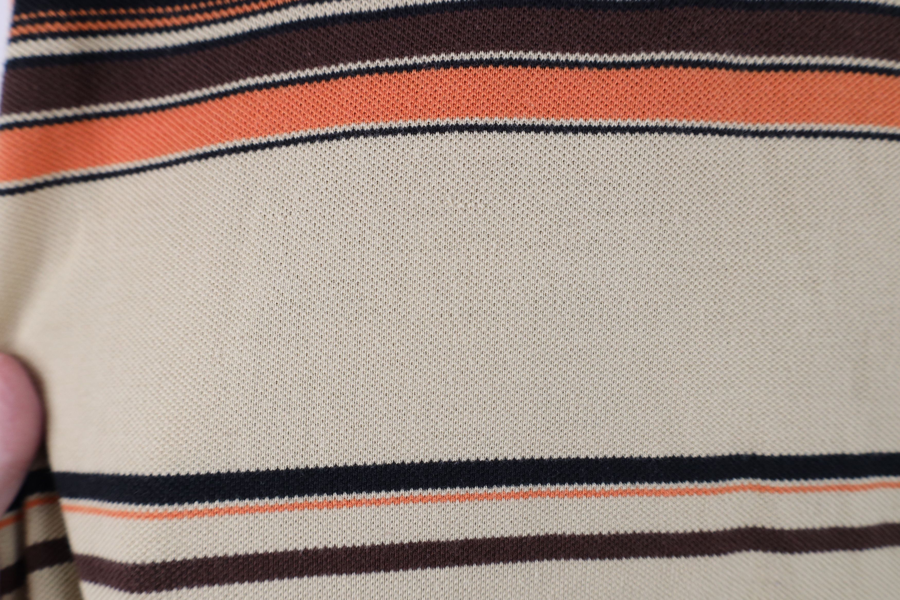 Vintage Vintage Y2K Streetwear Striped Long Sleeve Polo Shirt Size US L / EU 52-54 / 3 - 4 Thumbnail