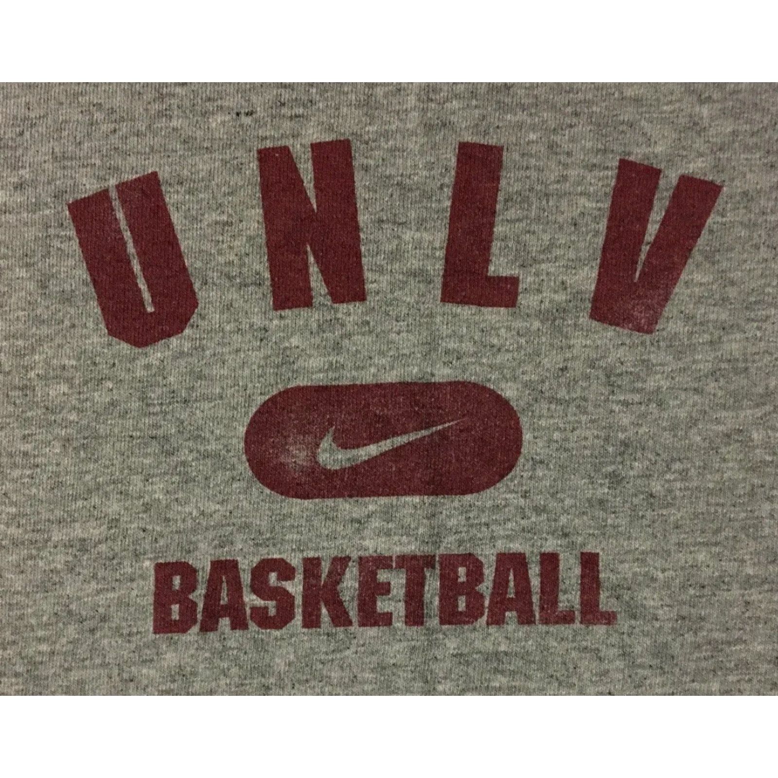 Nike VINTAGE Nike UNLV Shirt S S Gray 90s Big Swoosh Grunge School Track PE Mens Size US S / EU 44-46 / 1 - 3 Thumbnail