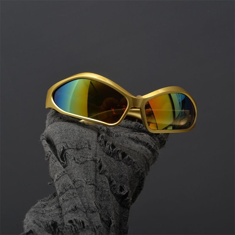 Electric Visual Hip-hop Street ins style custom avant-garde sunglasses Size ONE SIZE - 1 Thumbnail