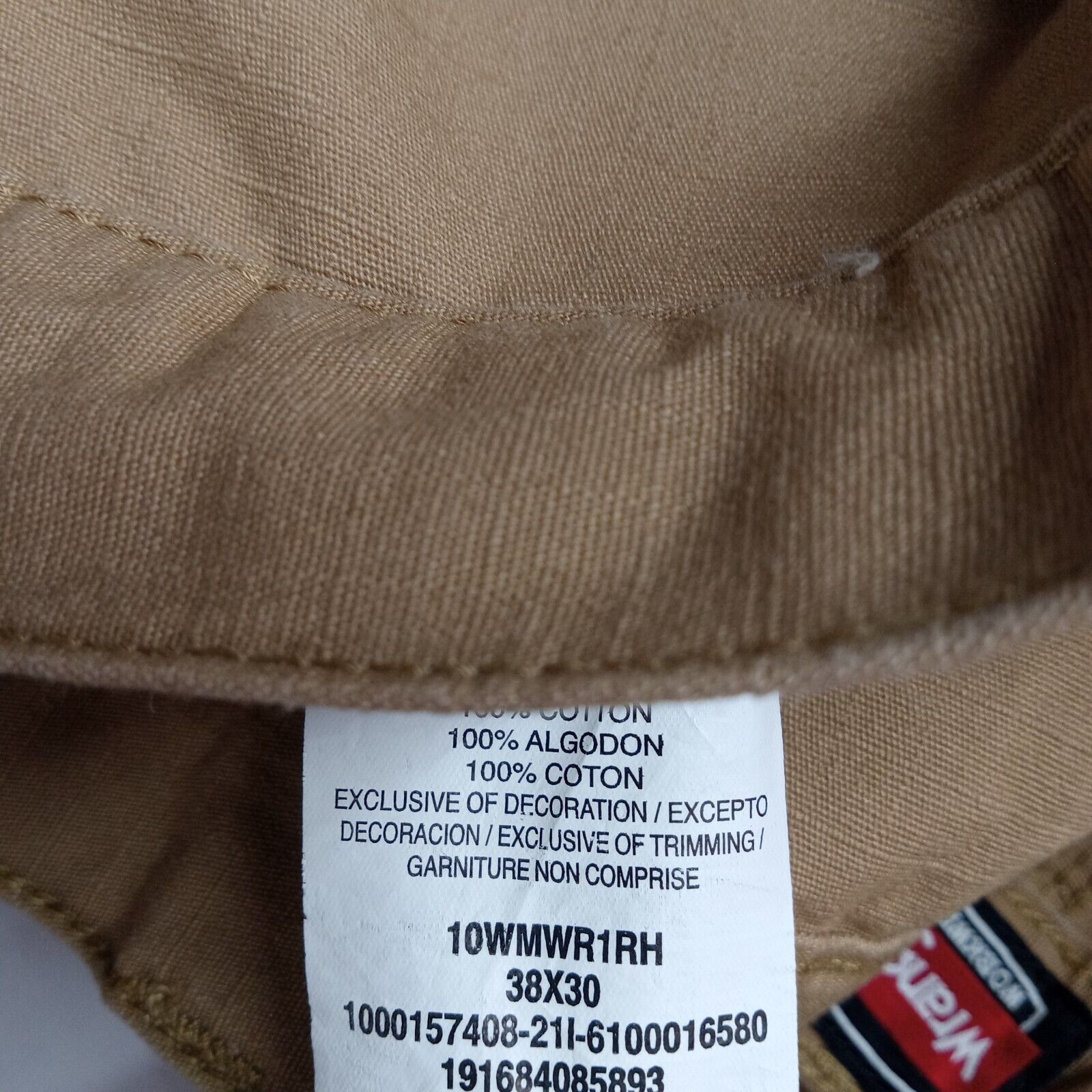 Wrangler Wrangler Workwear Cargo Pants Men's 38x30 Beige Relaxed Fit Size US 38 / EU 54 - 5 Thumbnail