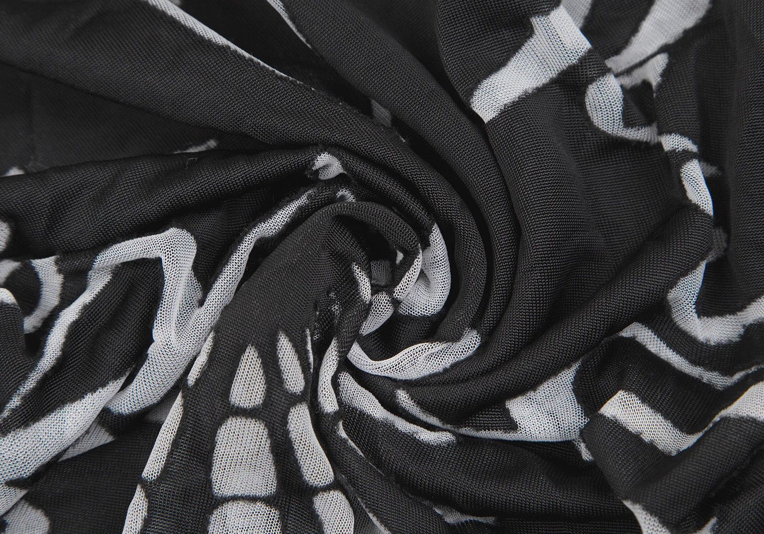 Jean Paul Gaultier Sheer Opalescent Tank Top in Black and White, Size 48 Size US M / EU 48-50 / 2 - 14 Thumbnail