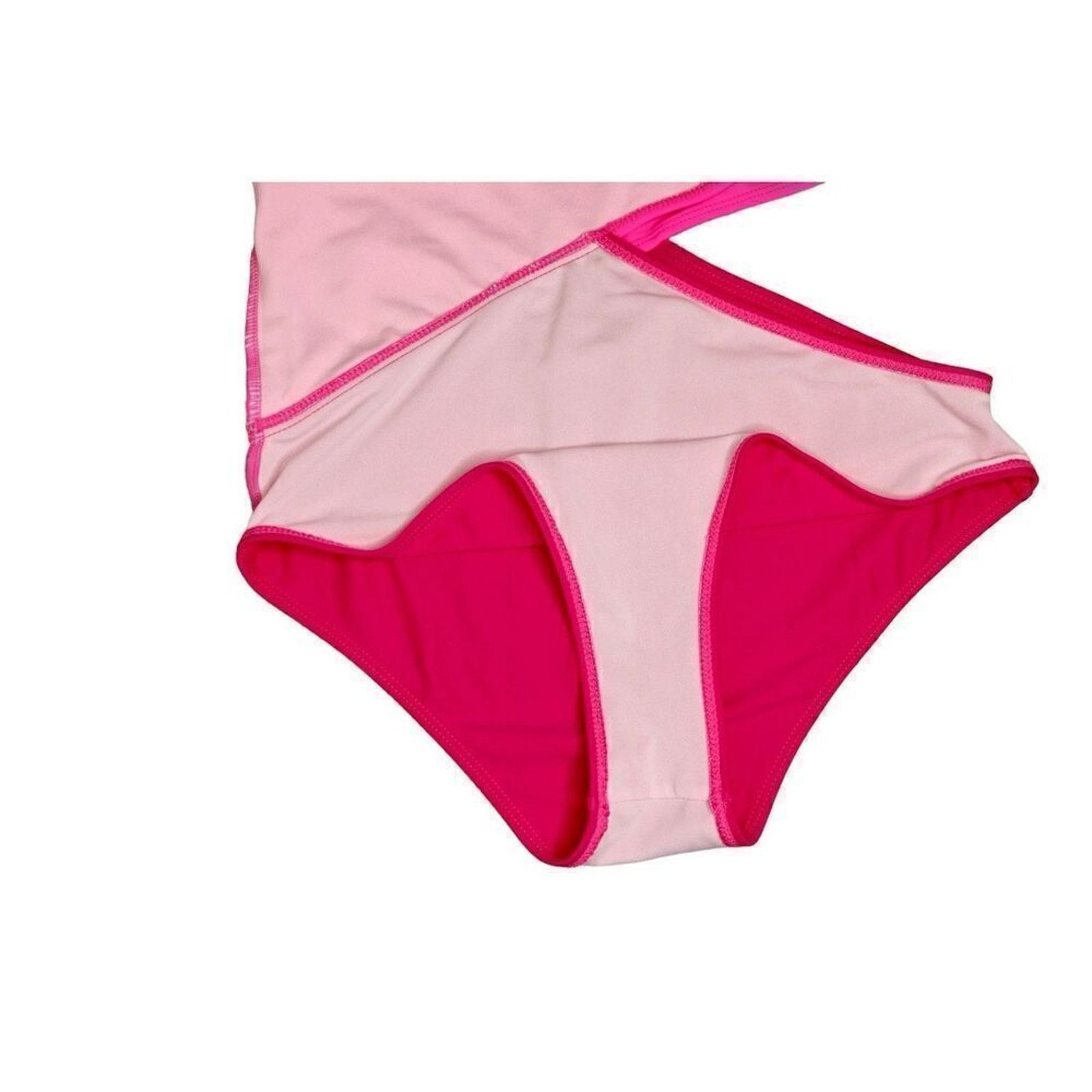 Shein Shein One Shoulder Hot Pink Cut Out Swim 1pc Swimsuit MEDIUM Size M / US 6-8 / IT 42-44 - 9 Thumbnail