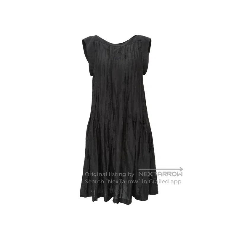 Hermes Hermes Black Dress with Chest Embroidery Logo Sleeveless D Size XS / US 0-2 / IT 36-38 - 1 Thumbnail
