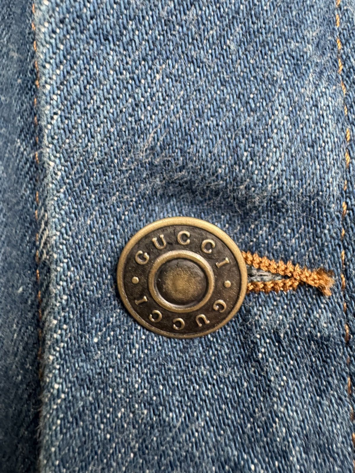 Gucci Gucci L'Aveugle Par Amour Tiger Embroidered Denim Jacket Size US M / EU 48-50 / 2 - 7 Thumbnail