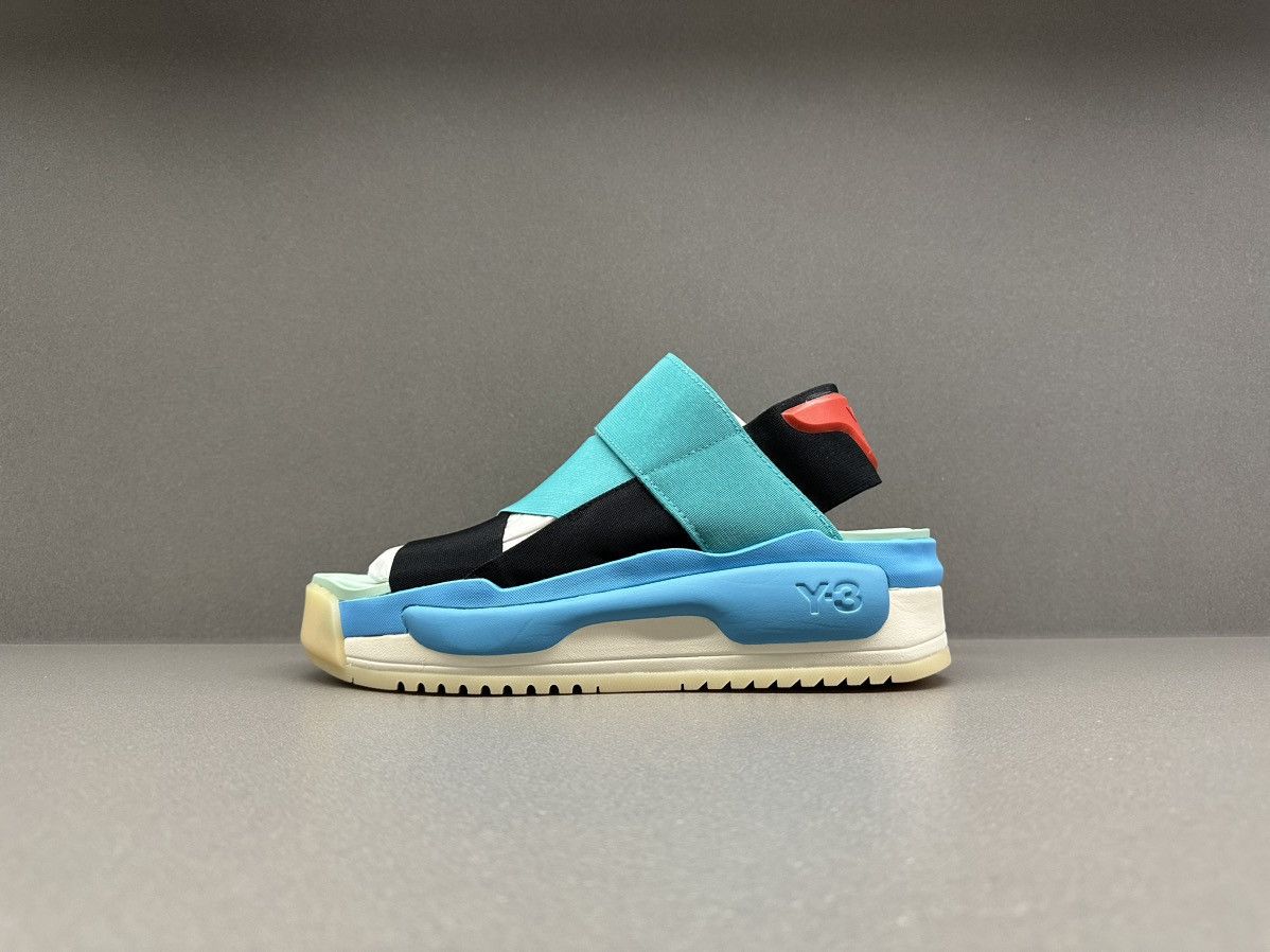 Adidas × Y-3 Adidas Y-3 Hokori Sandal Black Mint Cyan Size US 12 / EU 45 - 5 Thumbnail