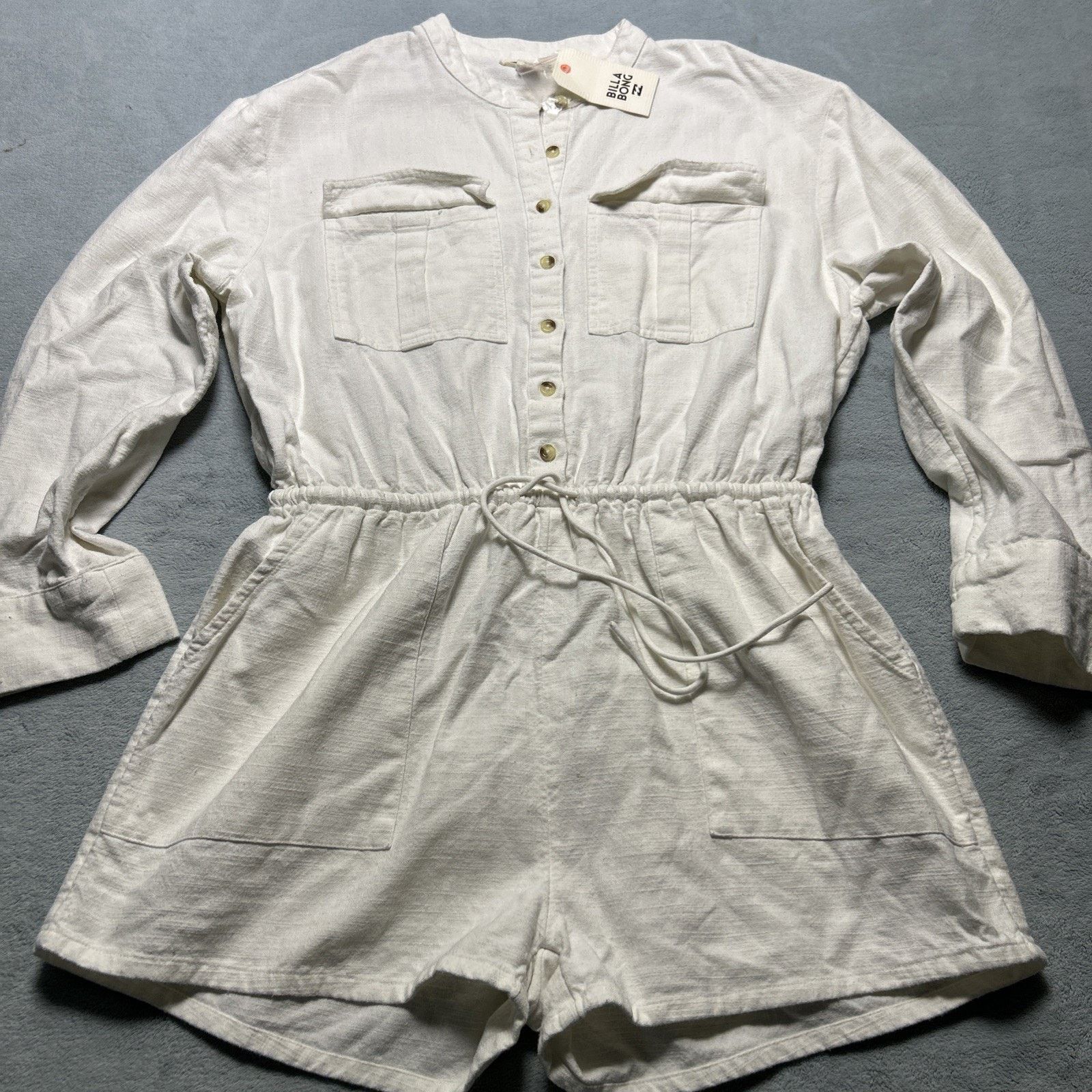Billabong Billabong Wake The Night Womens Medium Shorts Short Romper Size 22" - 2 Thumbnail