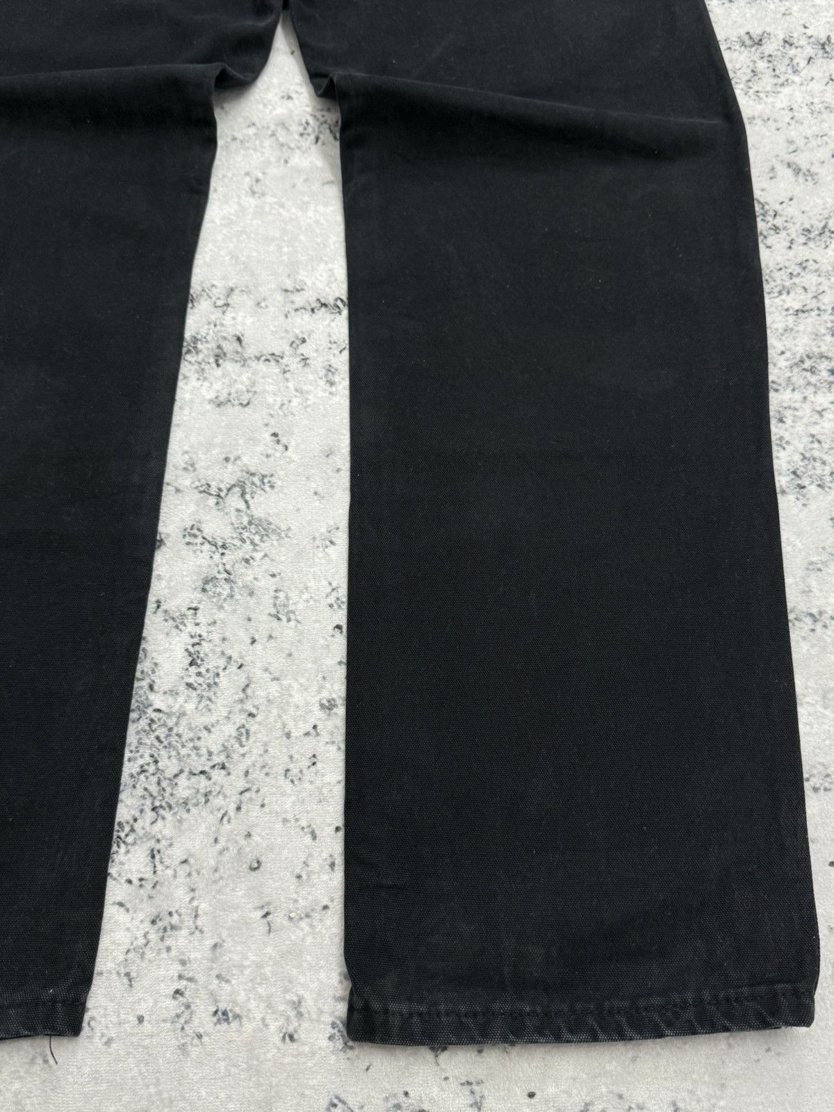Dickies Y2K Dickies Faded Black Double Knee Distressed Workwear Size US 30 / EU 46 - 16 Thumbnail