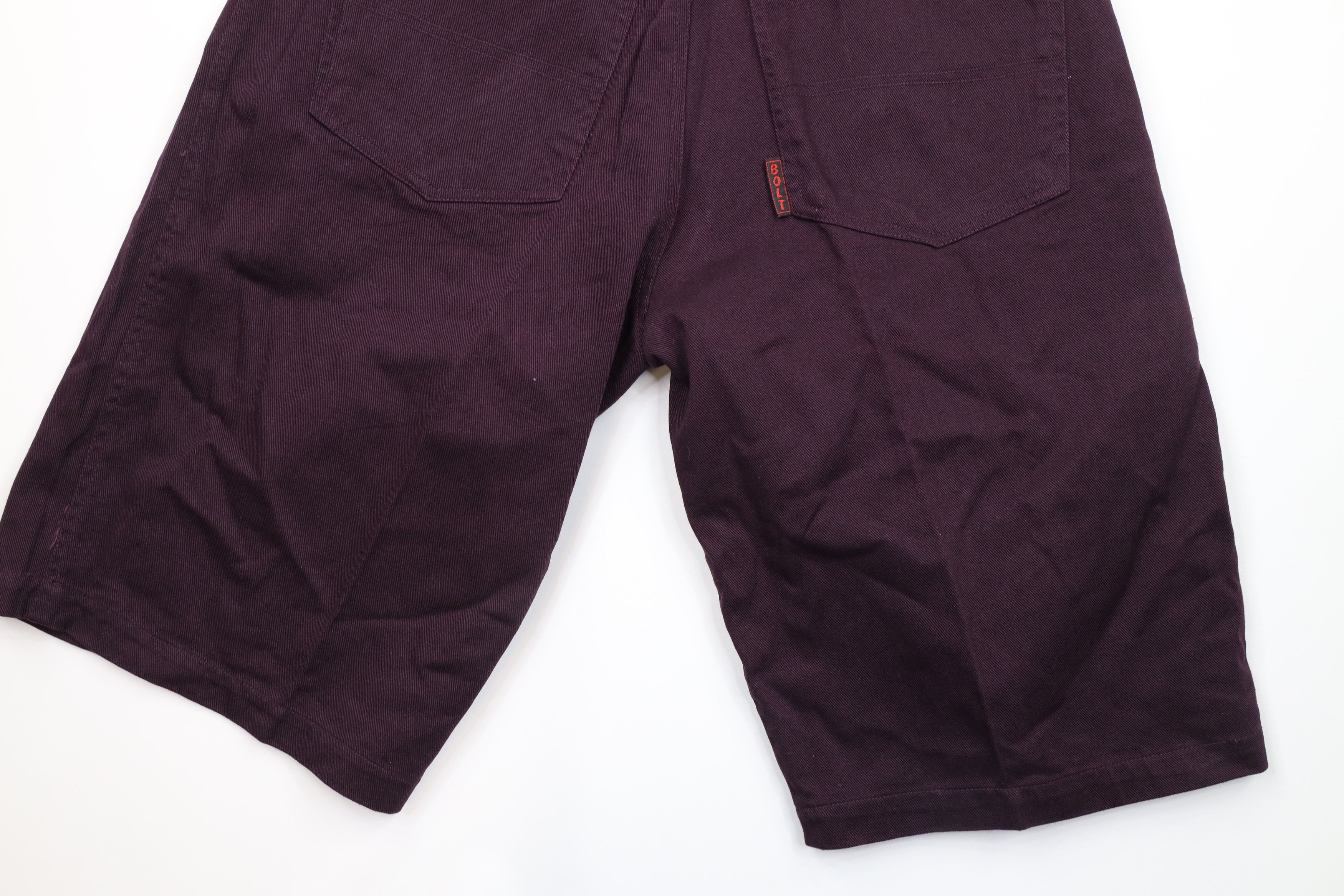 Vintage Deadstock Vintage 90s Streetwear Denim Shorts Jorts Purple Size US 33 - 9 Thumbnail