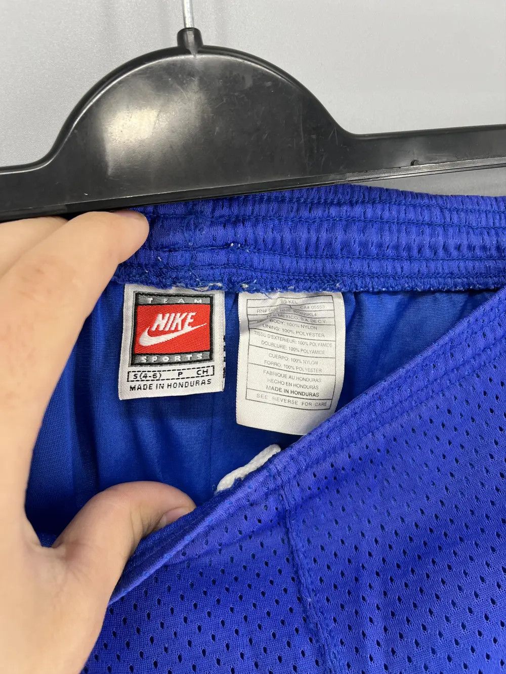 Nike × Vintage 90s Vintage Nike Swoosh Logo Shorts Travis Style Size US 30 / EU 46 - 7 Thumbnail