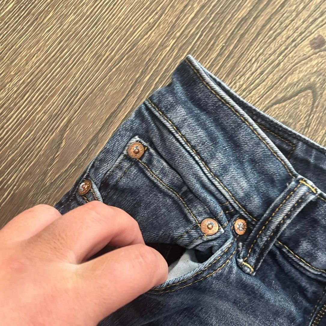American Eagle Outfitters American Eagle Mens Athletic Fit Straight Leg Jeans 26x28 Size US 26 / EU 42 - 7 Thumbnail