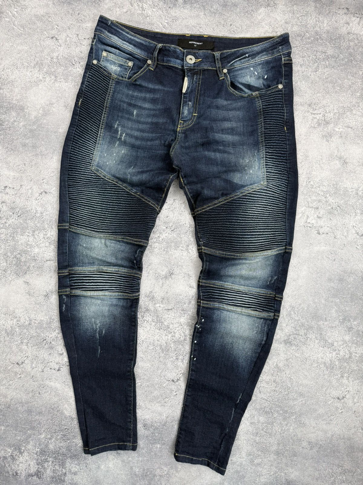 Represent Clo. Represent Biker Jeans Denim Pants Size US 32 / EU 48 - 4 Thumbnail