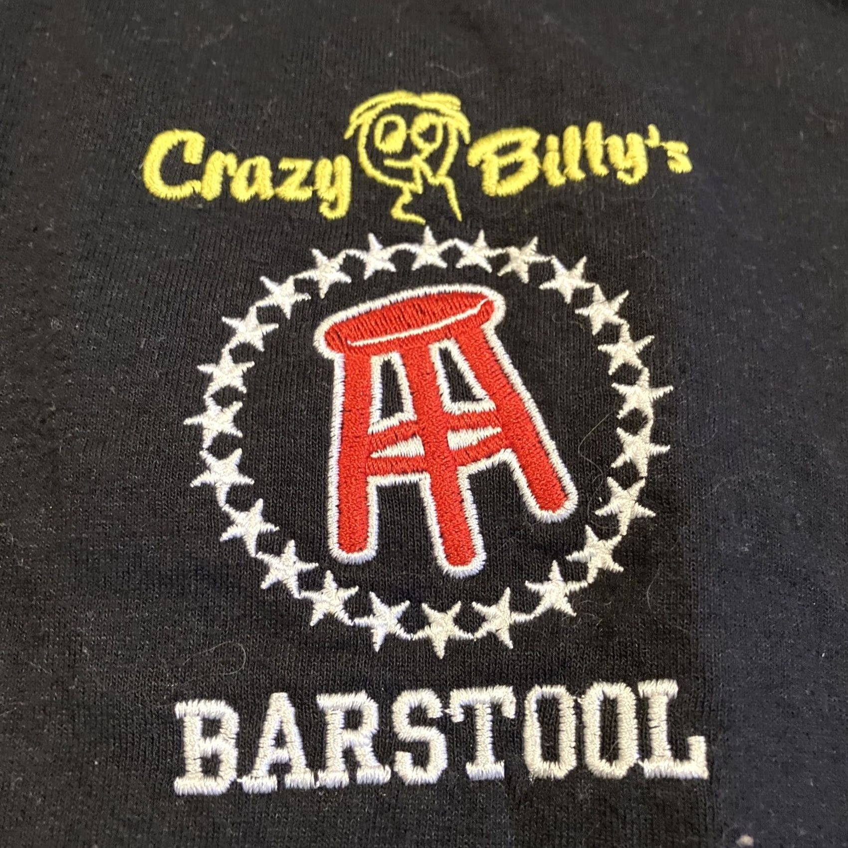 Jerzees JERZEES Polo Embroidered Golf Barstool Fund Crazy Billy's Men's XXL Black Polo Shirt Size US XXL / EU 58 / 5 - 2 Thumbnail