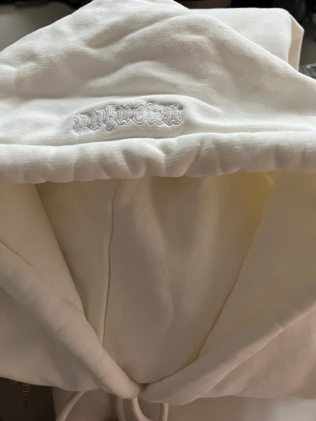 Unknown London White Arabic Rhinestone Hoodie Size US M / EU 48-50 / 2 - 2 Thumbnail
