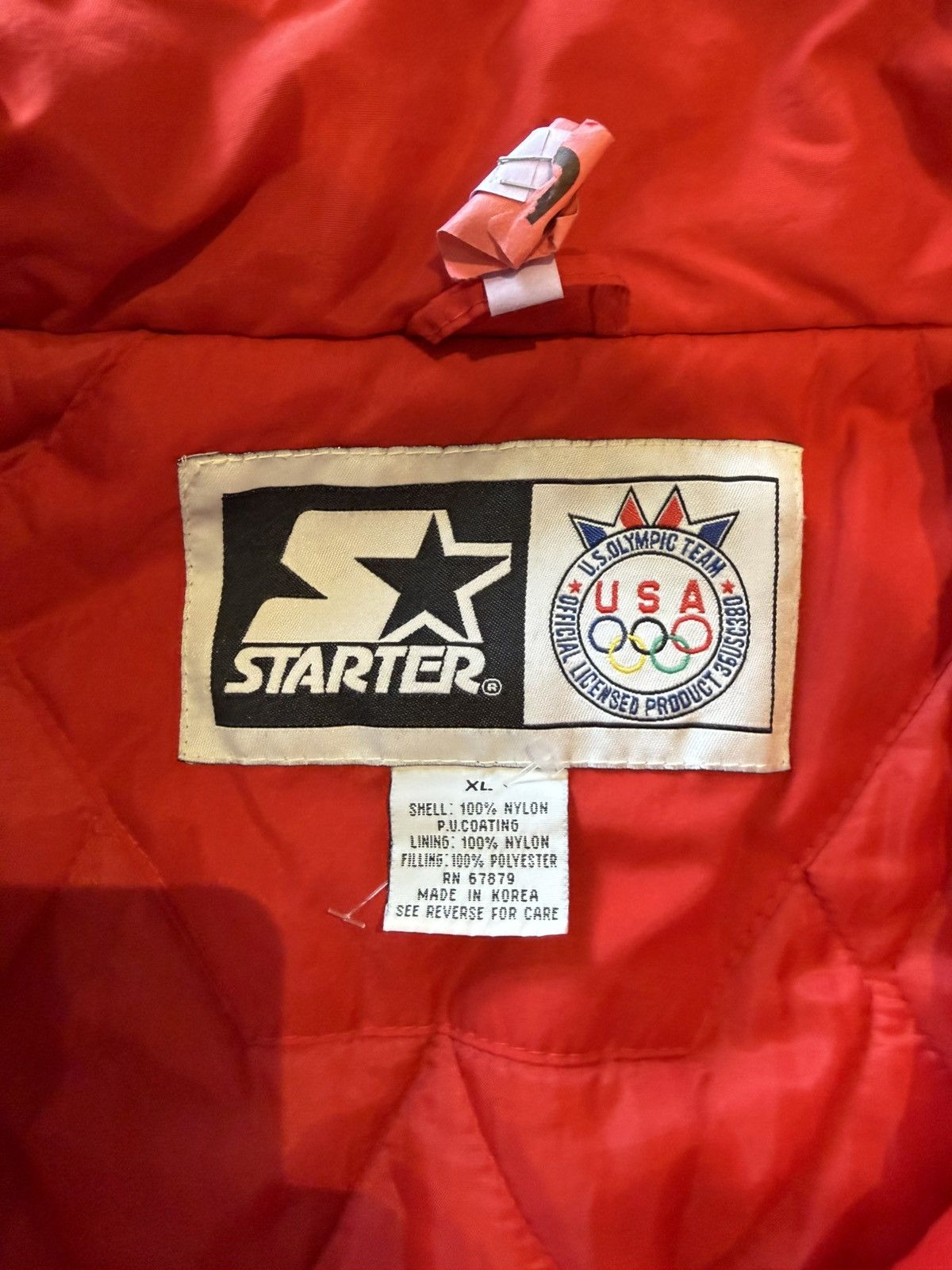 Starter 1990’s Team USA Olympics Starter Jacket Size US XL / EU 56 / 4 - 4 Thumbnail