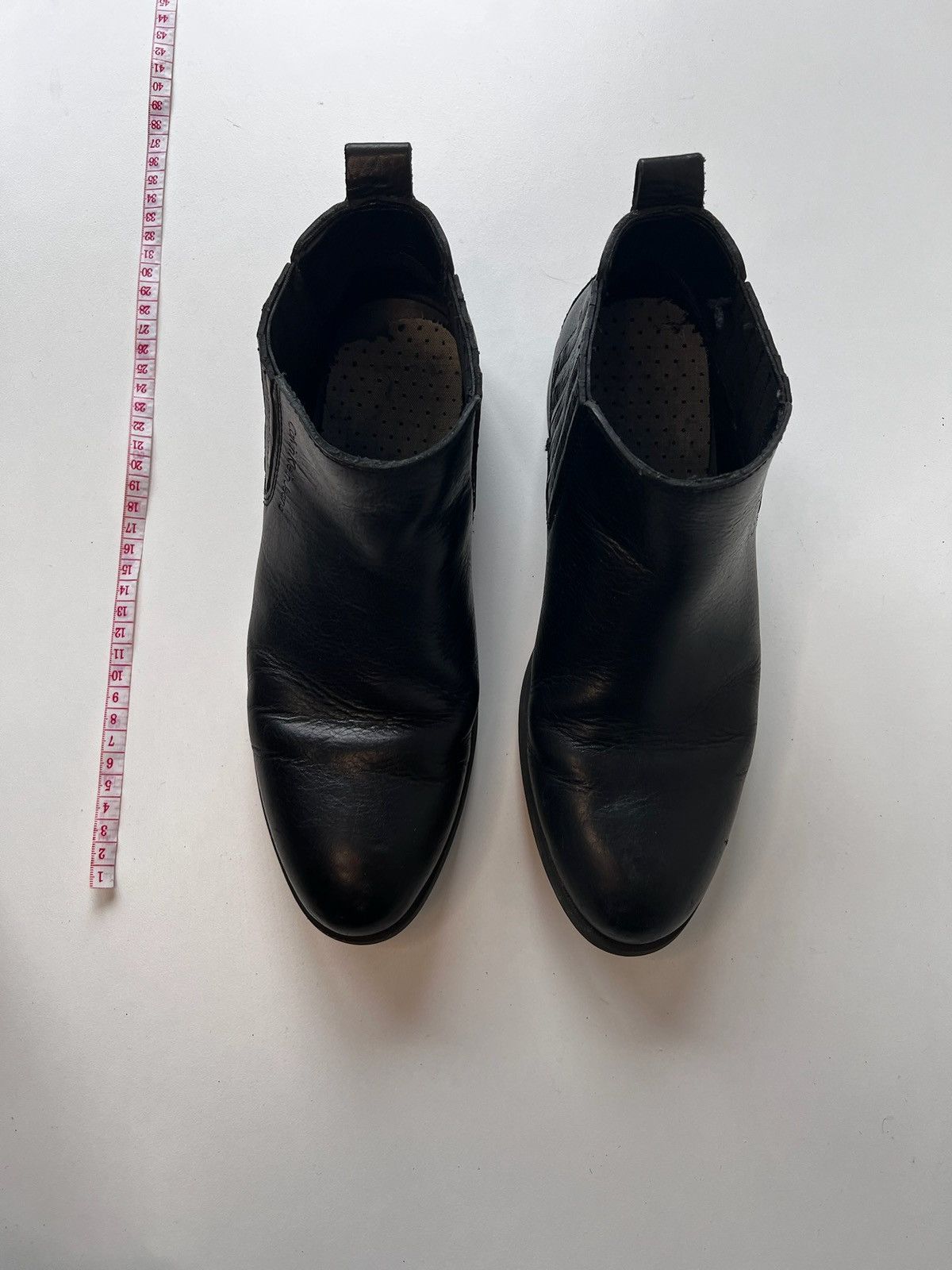 Calvin Klein Calvin Klein Boots - Black Leather Size US 7.5 / EU 40-41 - 3 Thumbnail