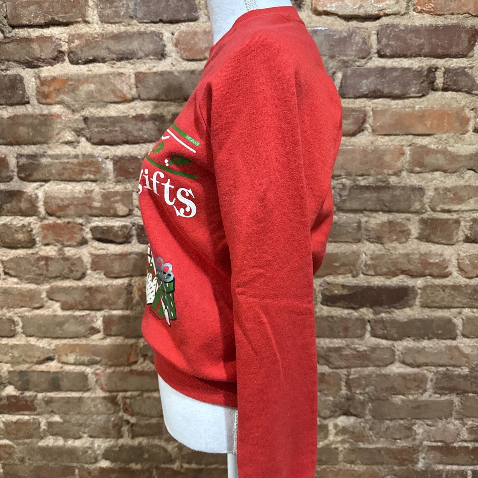 Other 80’s Grandma Christmas Bear Sweatshirt Size M Made In USA- Size M / US 6-8 / IT 42-44 - 3 Thumbnail