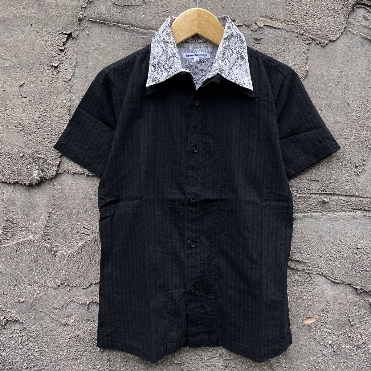 Japanese Brand Semantic design snake skin double layer Size US M / EU 48-50 / 2 - 5 Thumbnail