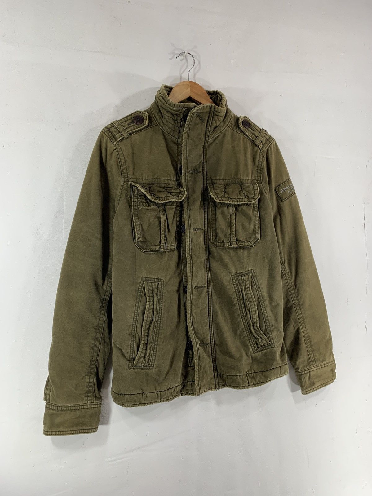 Other Vintage Abercrombie & Fitch Military Jacket Size US S / EU 44-46 / 1 - 8 Thumbnail