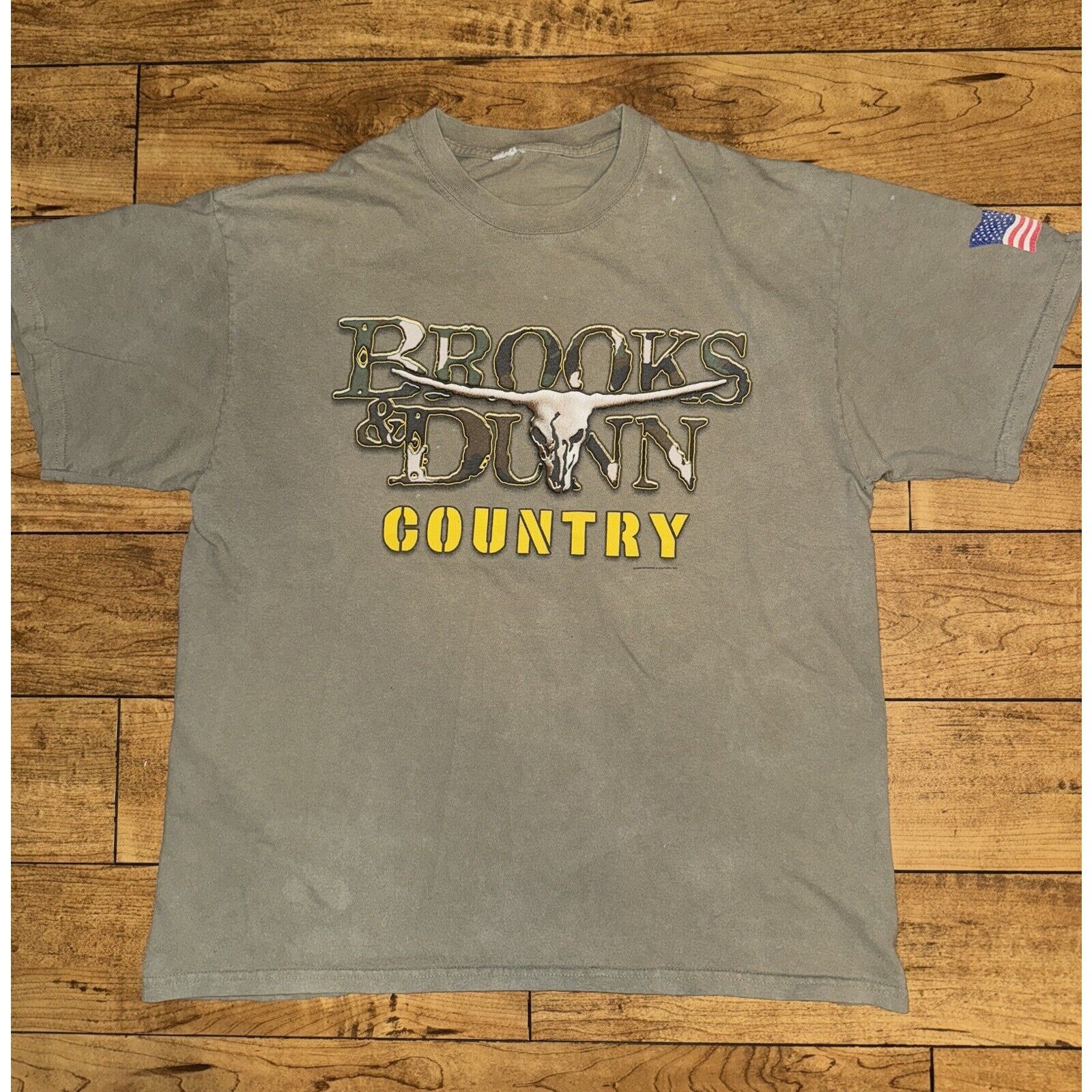 Realtree × Vintage Brooks And Dunn Country Real Tree Olive Green 21x25 L Size US L / EU 52-54 / 3 - 1 Thumbnail