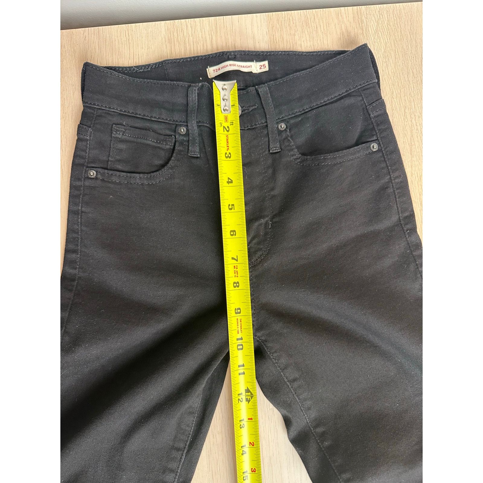 Levi's Levi’s High Raise Straight 724 - Size 25 - MINT Size 25" / US 0 / IT 36 - 7 Thumbnail