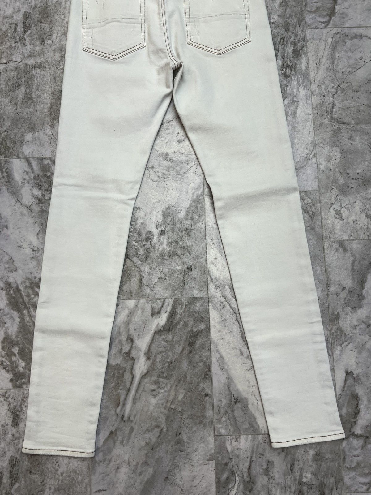 Amiri Amiri White Ripped Jeans Size US 34 / EU 50 - 6 Thumbnail