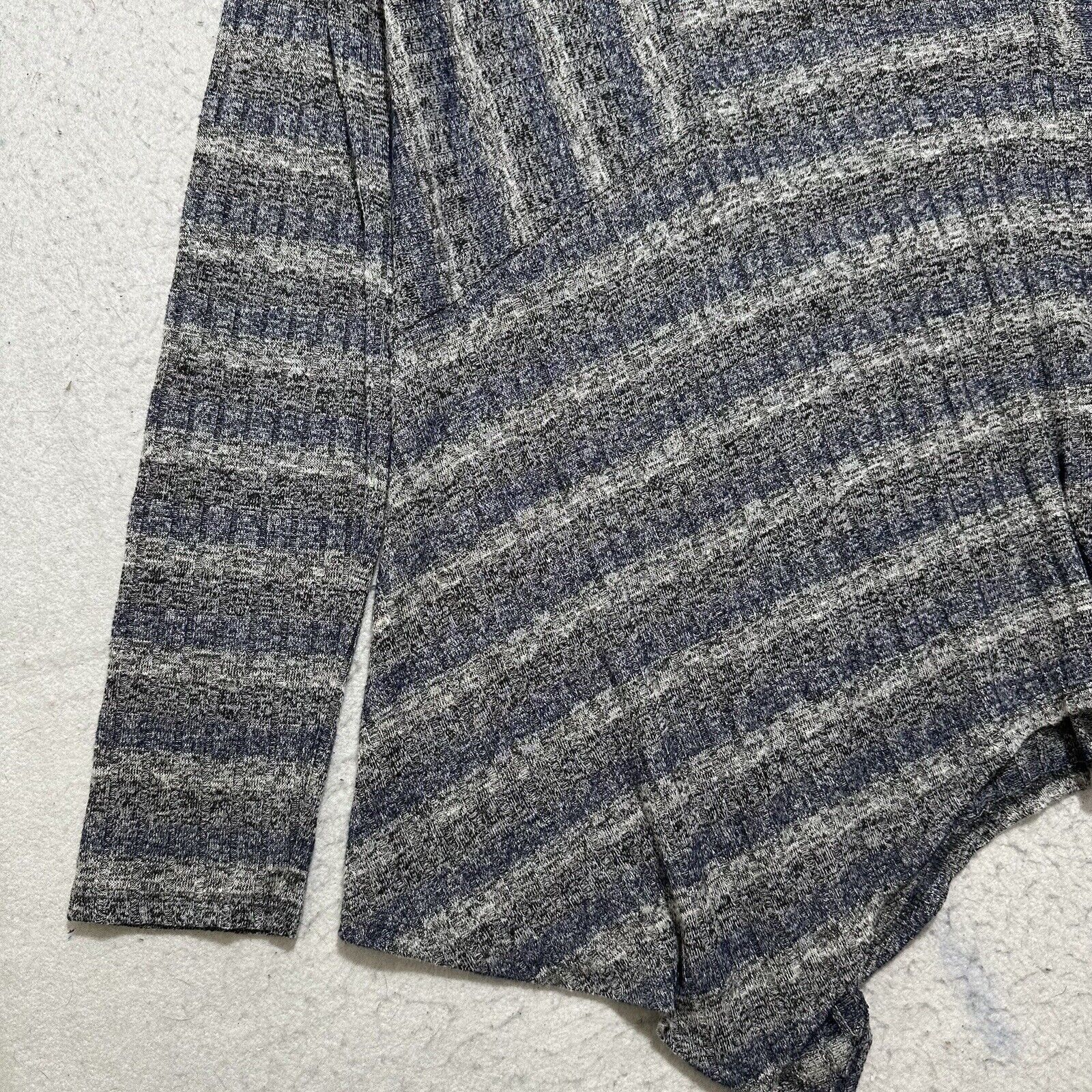 Other Knox Rose XXL Sweater Blue Gray Striped Glitter Sparkle Size XXL / US 16-18 / IT 52-54 - 6 Thumbnail