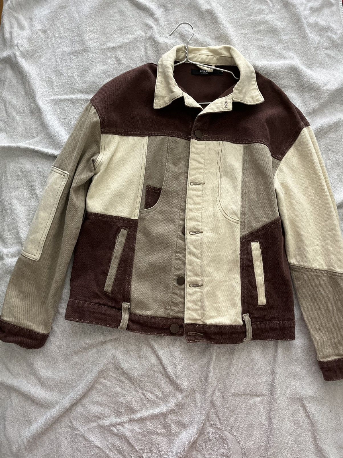 Jaded London Jaded London Drummer Rebel Dirty White Denim