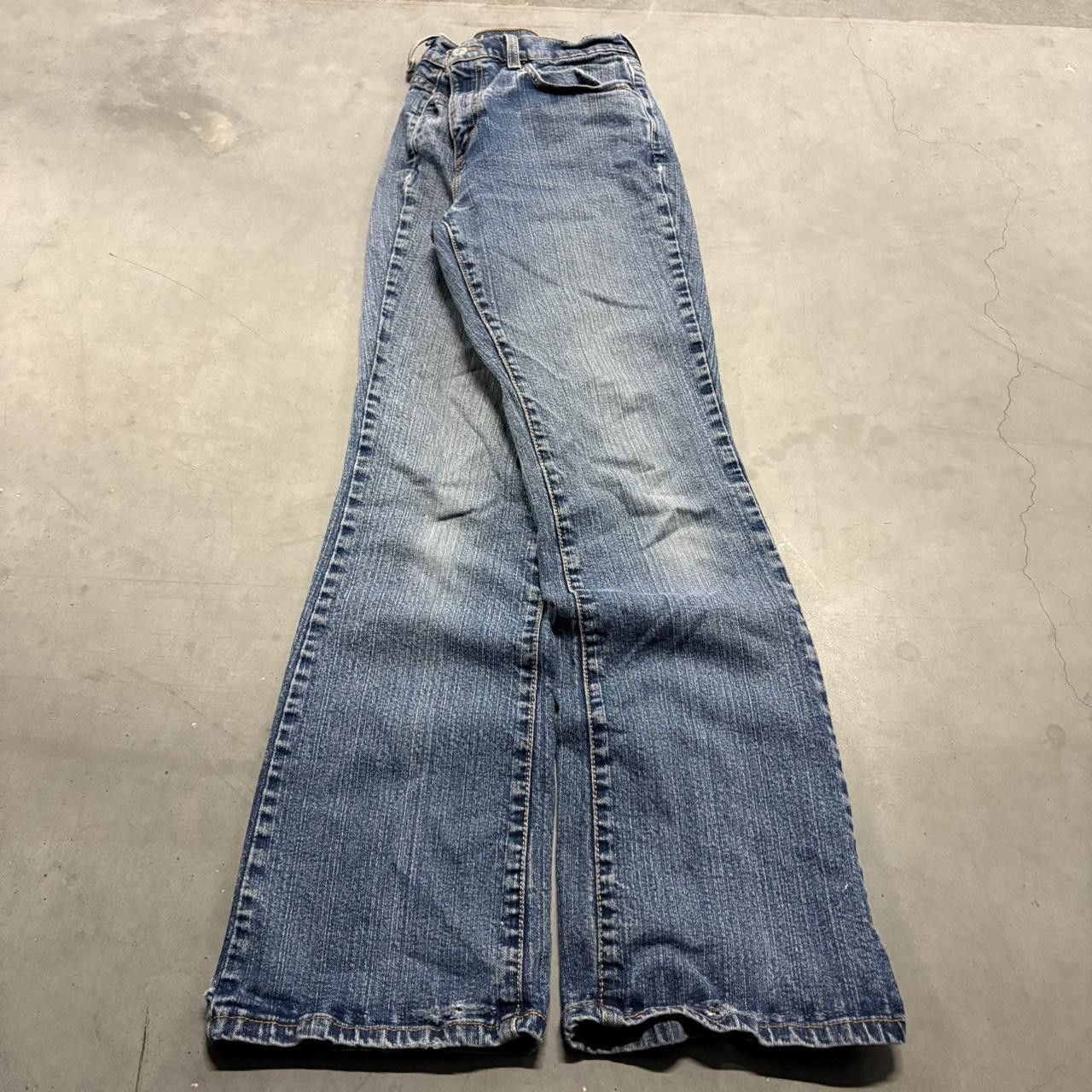 Levi's Crazy Vintage Y2K/2000s Levis Bootcut Dark Wash Denim Jeans! Size US 28 / EU 44 - 1 Thumbnail