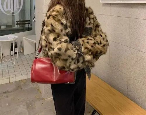 Japanese Brand × Vintage Retro patchwork leopard print turf design jacket Size M / US 6-8 / IT 42-44 - 4 Thumbnail