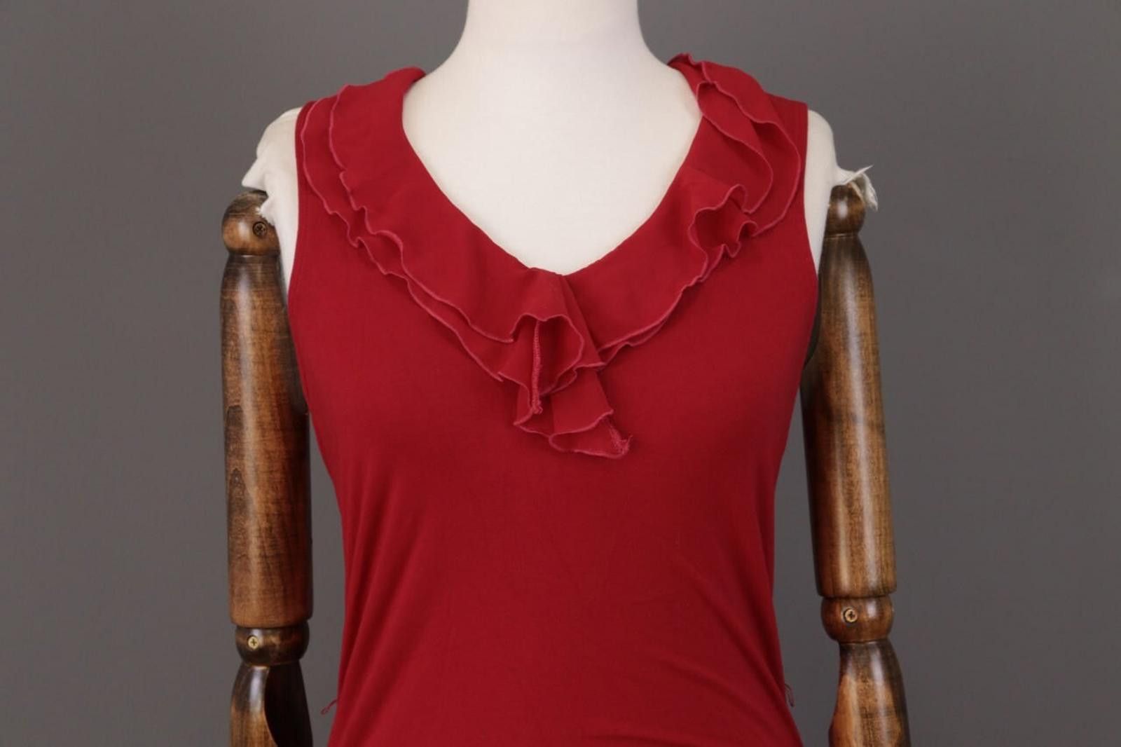 Lauren Ralph Lauren Lauren Ralph Lauren Red Evening Bodycon Tank Dress Size M Size M / US 6-8 / IT 42-44 - 2 Thumbnail