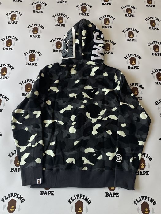 Bape city best sale camo shark