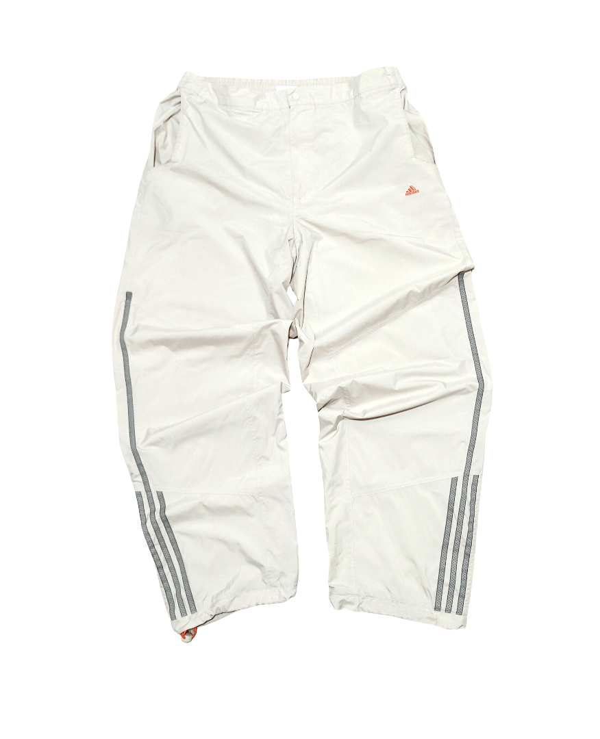 Adidas Adidas 00s Vintage Nylon Baggy Drill Joggers Pants Y2K Size US 33 - 1 Thumbnail