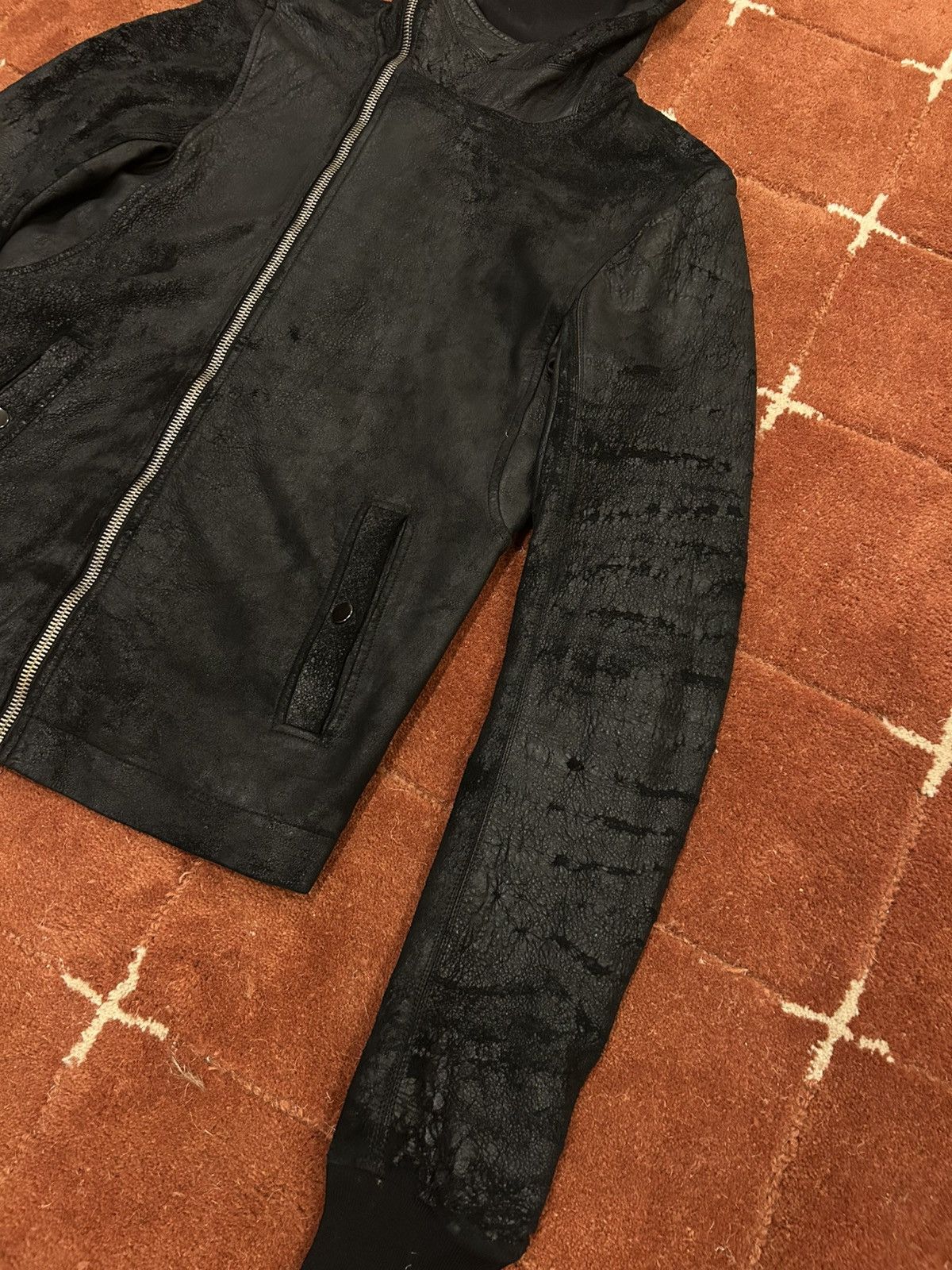 Rick Owens Rick Owens Scuba Jacket Blistered Lamb Size US XS / EU 42 / 0 - 2 Thumbnail