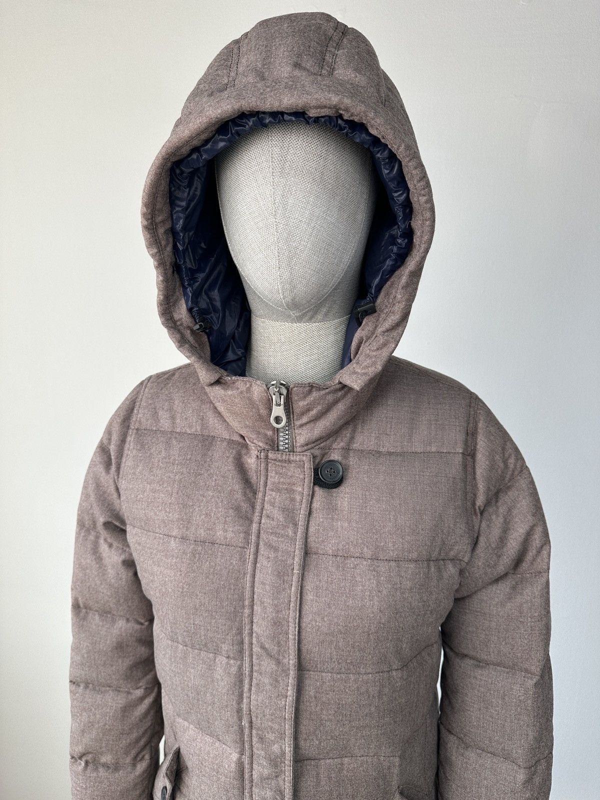 Duvetica DUVETICA Wool Cashmere Goose Down Parka Coat Jacket Women’s Size L / US 10 / IT 46 - 5 Thumbnail